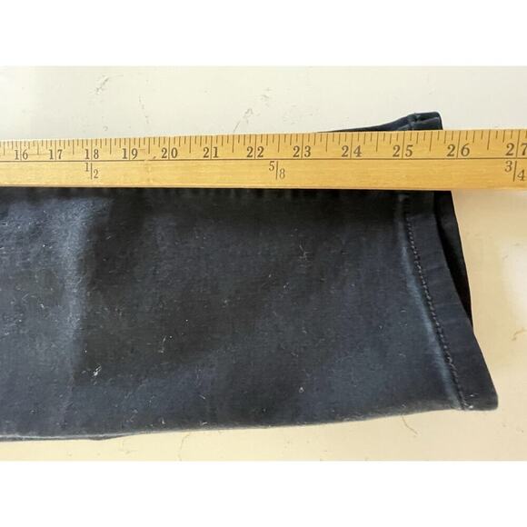 Between US Womens Straight Leg Jeans Size 24 Black Stretch High Rise Zip Casual - Picture 14 of 15